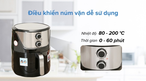 Nồi chiên không dầu Perfect PF-625 6 lít