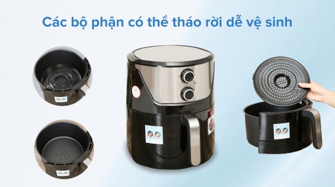 Nồi chiên không dầu Perfect PF-625 6 lít