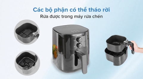Nồi chiên không dầu Philips HD9200/90 4.1 lít