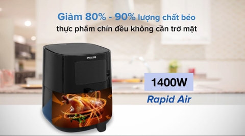 Nồi chiên không dầu Philips HD9252/90 4.1 lít