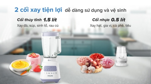 Máy xay sinh tố đa năng Philips HR2222/00
