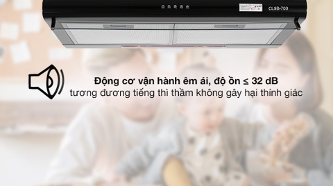 Máy hút mùi âm tủ Pramie CL9B-700