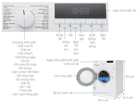 MÁY GIẶT SAMSUNG WW90T3040 W/SV