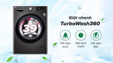 Máy giặt sấy LG FV1413H3BA 13/8 Invecter