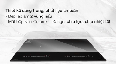 Bếp điện từ đôi lắp âm Nagakawa NK2C05MB