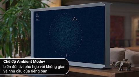 Smart Tivi Kiểu Chữ I Có Chân The Serif QLED Samsung 4K 55 inch QA55LS01BA