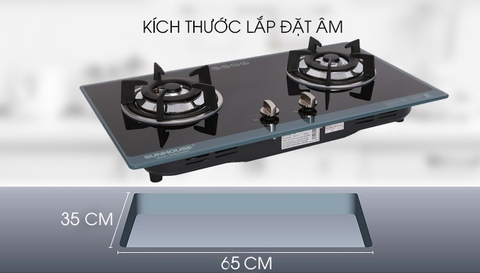 Bếp ga âm Sunhouse SHB5548MT