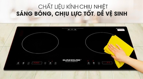 Bếp từ đôi lắp âm Sunhouse SHB9101