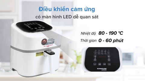 Nồi chiên không dầu Sunhouse SHD4086W 4.5 lít