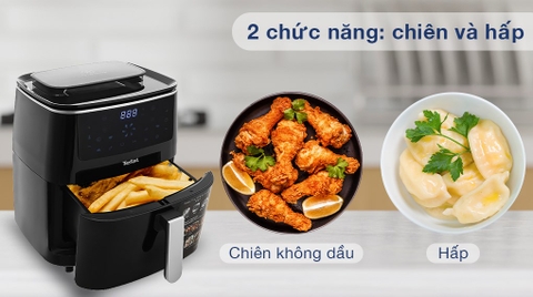 Nồi chiên không dầu kết hợp hấp Tefal FW201815 6.5 lít