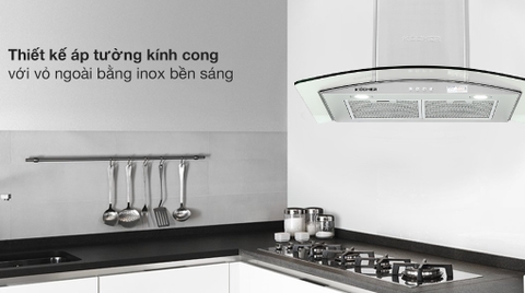 Máy hút mùi kính cong Kocher K-8870