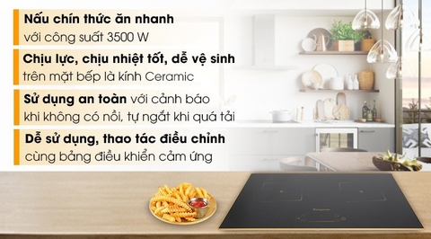 Bếp từ đôi lắp âm Kangaroo KG438I