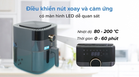 Nồi chiên không dầu Electrolux E6AF1-520K 5 lít