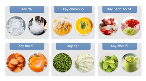 Máy xay sinh tố đa năng Philips HR2221/00