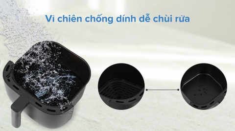Nồi chiên không dầu Kangaroo KG6AF1 6 lít
