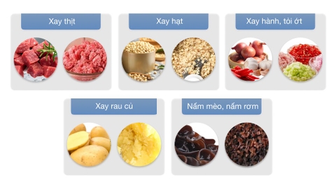 Máy xay thịt mini Midea MJ-BC200G