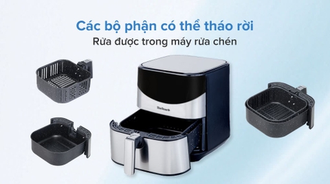 Nồi chiên không dầu BlueStone AFB-5880 5.5 lít