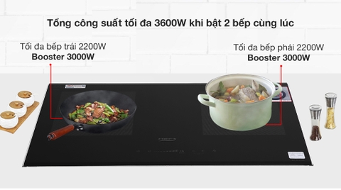 Bếp từ đôi lắp âm Chef's EH - DIH328