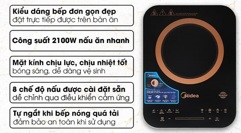 Bếp từ Midea MI-T2121DA