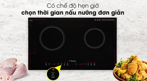 Bếp hồng ngoại đôi lắp âm Torino TC0418C