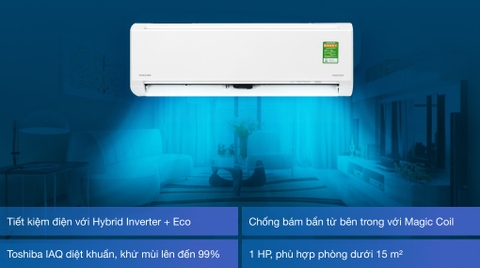 Máy lạnh Toshiba Inverter 1 HP RAS-H10L3KCVG-V