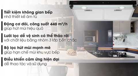 Máy hút mùi âm tủ Hafele HC-BI70B