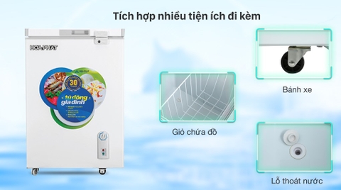 Tủ Đông Hòa Phát 100 Lít HCF 106S1N