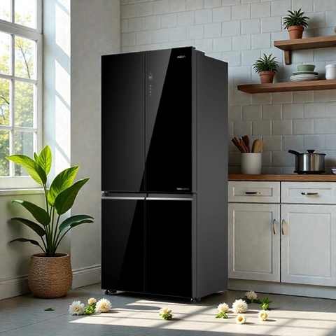 Tủ lạnh AQUA Inverter 529 lít Multi Door AQR-M600XA(GB)