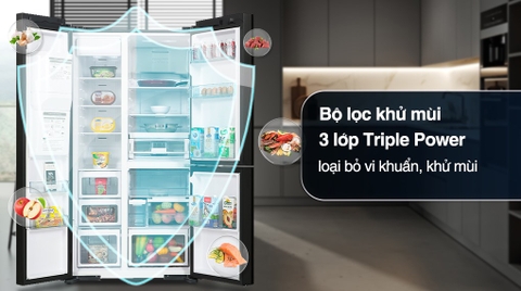 Hitachi Inverter 569 lít R-MX800GVGV0 GBK