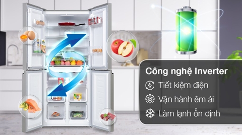 Tủ lạnh Sharp Inverter 362 lít SJ-FX420VG-BK