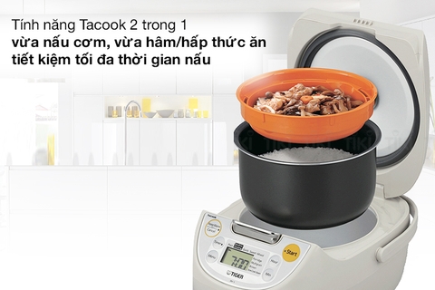Nồi cơm điện tử Tiger 1.8 lít JBV-S18W