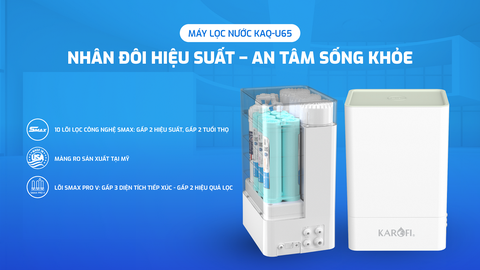 Máy lọc nước RO Karofi KAQ-U65