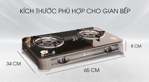 Bếp ga đôi Sakura SA-650G