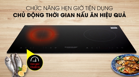 Bếp từ hồng ngoại lắp âm Sunhouse SHB9105MT