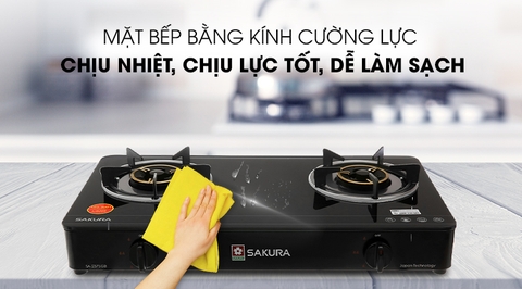 Bếp ga đôi Sakura SA-2375GB