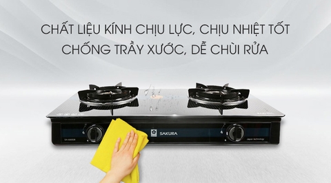 Bếp ga đôi Sakura SA-690GH