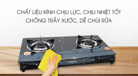 Bếp ga đôi Sakura SA-695SG