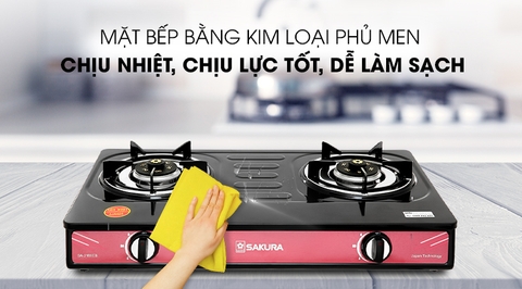 Bếp ga đôi Sakura SA-2181EB