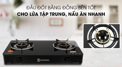 Bếp ga đôi Sakura SA-2375GB