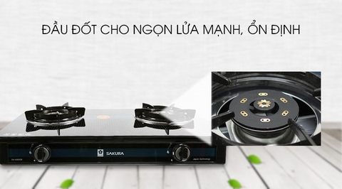 Bếp ga đôi Sakura SA-690GH