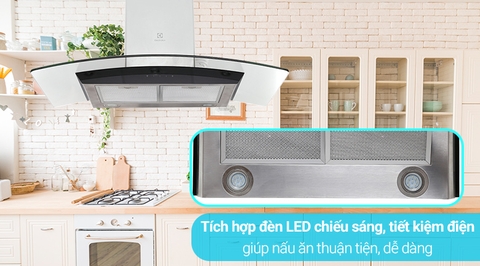 Máy hút mùi kính cong Electrolux EFC936GAR