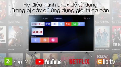 Smart Tivi Skyworth 43 inch 43STD6500 FHD Android TV