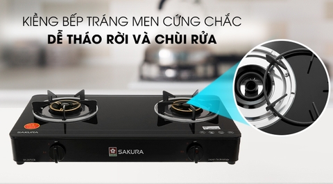 Bếp ga đôi Sakura SA-2375GB