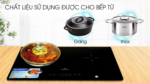 Bếp điện từ đôi lắp âm Bluestone ICB-6818