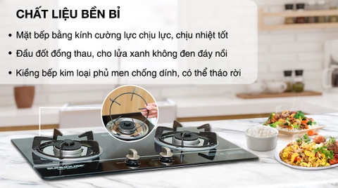 Bếp ga âm Sunhouse SHB501MT