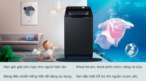 Máy giặt Aqua 10 Kg AQW-FR101GT BK