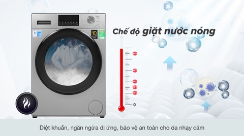 Máy giặt Aqua Inverter 9 kg AQD-D900F S