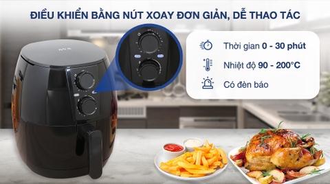Nồi chiên không dầu AVA HB-8027 4 lít