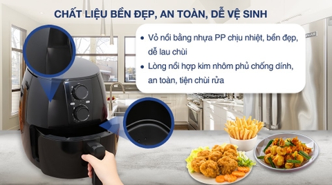 Nồi chiên không dầu AVA HB-8027 4 lít