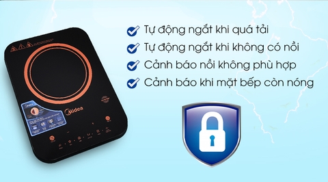 Bếp từ Midea MI-T2121DB